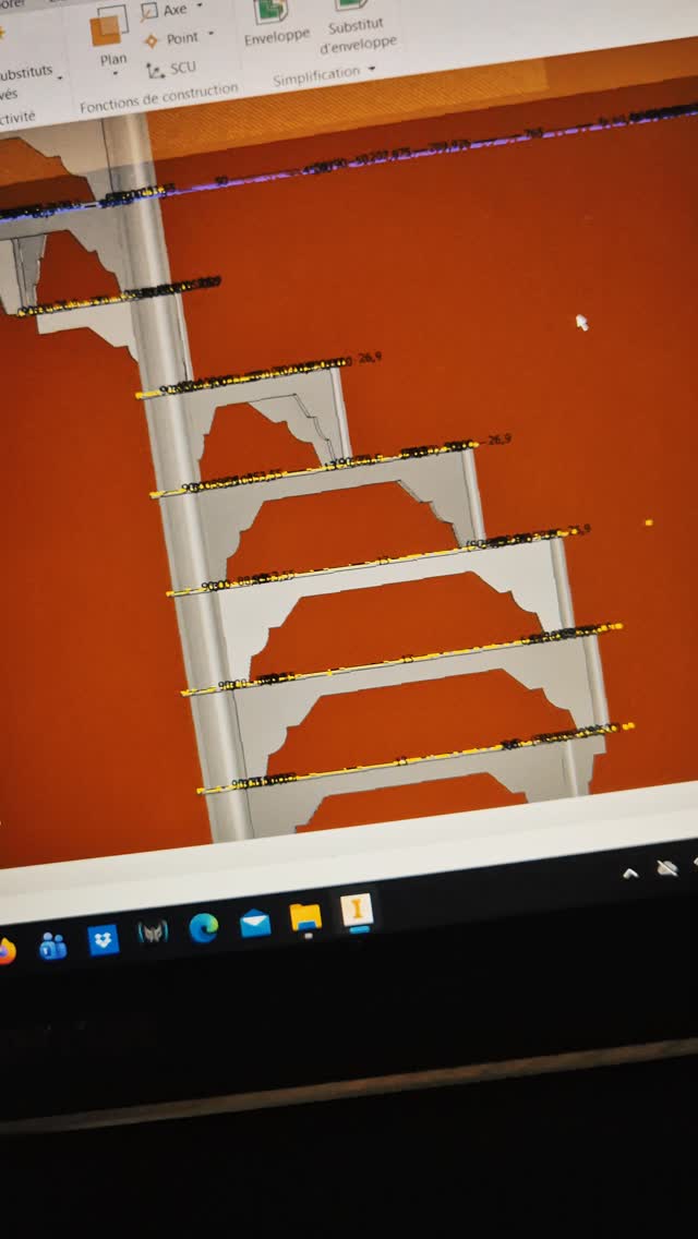 Video by LaFine Métallerie on June 03, 2026. May be an image of floor plan, blueprint and text that says 'Axe Point Plan Enveloppe ubstituts ves es Tivite Substitut 1o SCU Fonctions te construction Simplification の風止 아니코ㅋ치ㅋㅋ 好'.