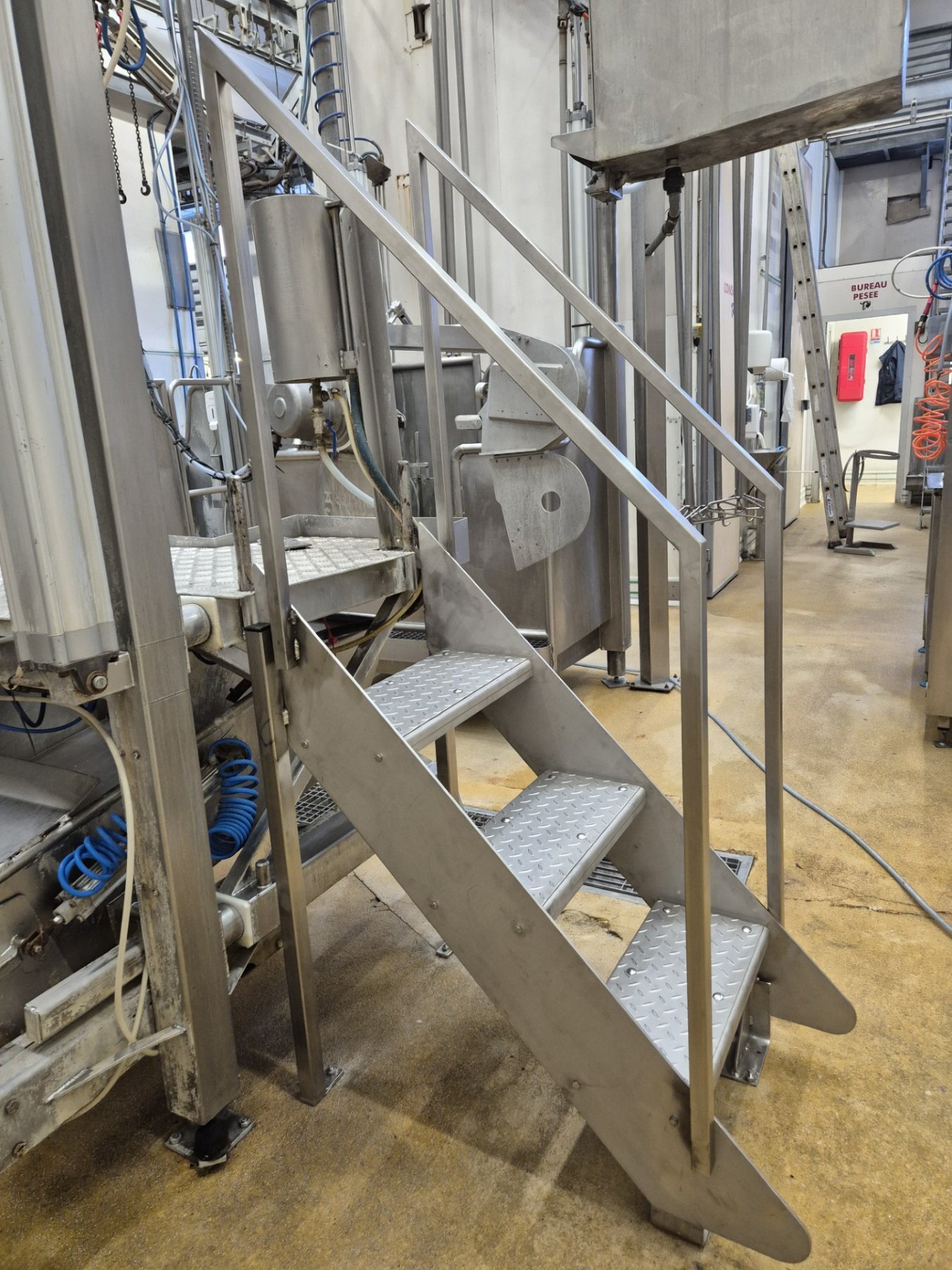 lafinemetallerie escalier industrie agroalimentaire